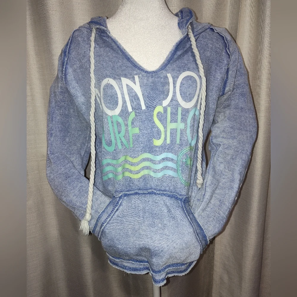 Ron Jon Blue Hooded Sweatshirt - Picture 1 of 11